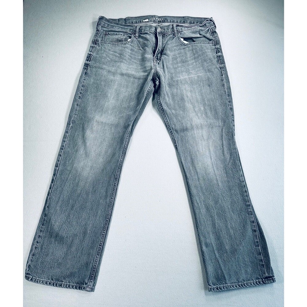 Vintage Old Navy Clean Water Wash Jeans Men’s 40x34 Gray Relaxed Straight Denim